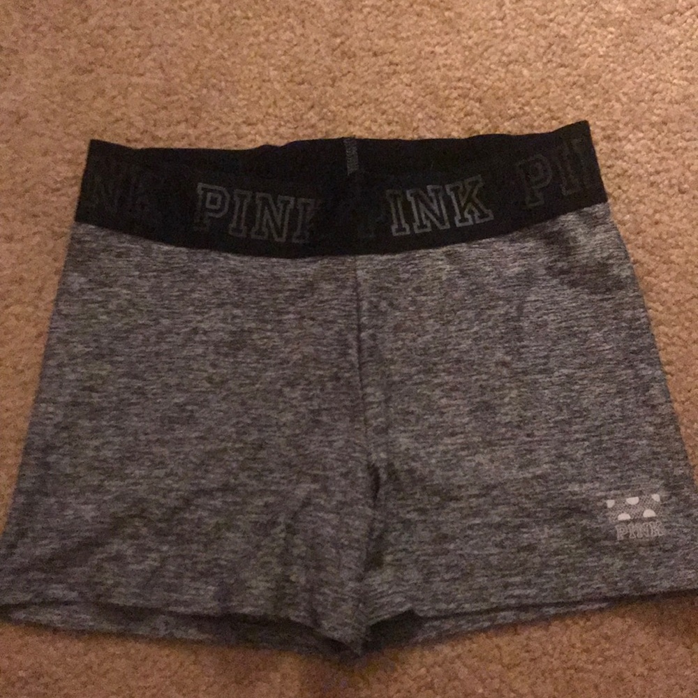 Pink Ultimate Collection grey spandex, size small